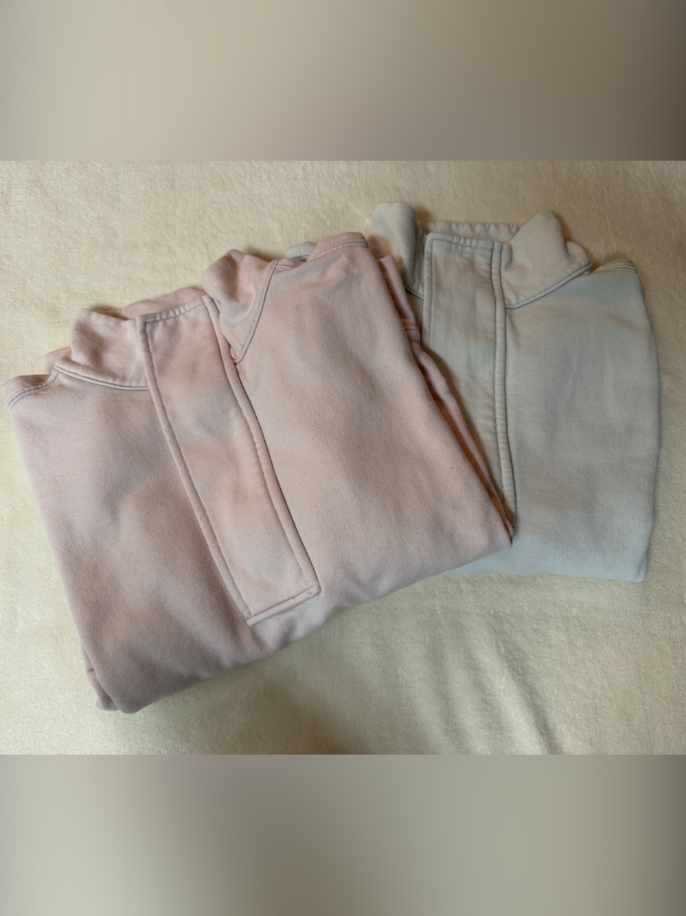 a new day Light Pink and Off White Pullover Sweatshirts